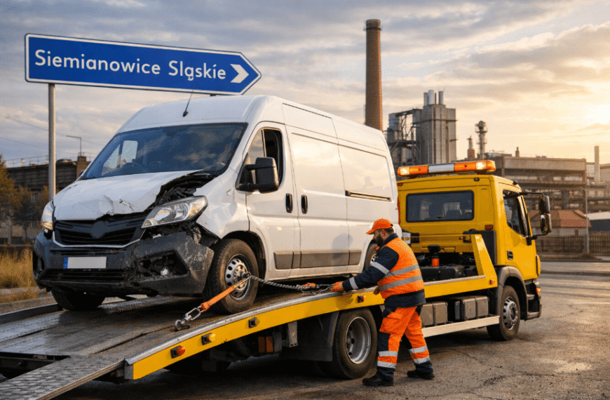 Car Carrier for Delivery Vans – Quick Response in Siemianowice Śląskie