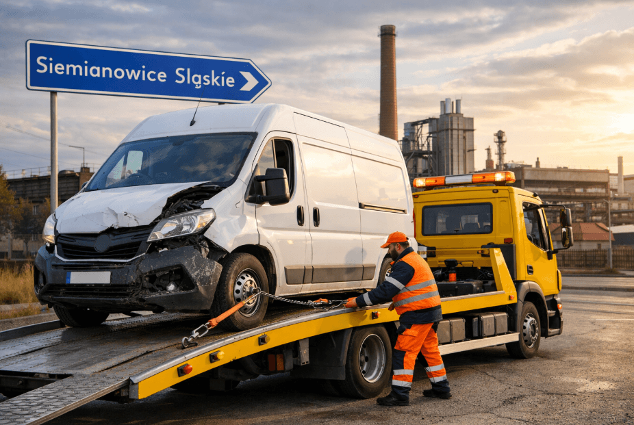 Car Carrier for Delivery Vans – Quick Response in Siemianowice Śląskie